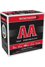 WINCHESTER WINCHESTER AA TRAP SPORTING CLAYS 12 GA 2 3/4" 1 1/8 OZ  7 1/2 # SHOT 25 RDS