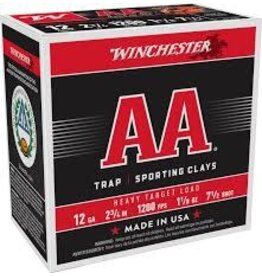 WINCHESTER WINCHESTER AA TRAP SPORTING CLAYS 12 GA 2 3/4" 1 1/8 OZ  7 1/2 # SHOT 25 RDS