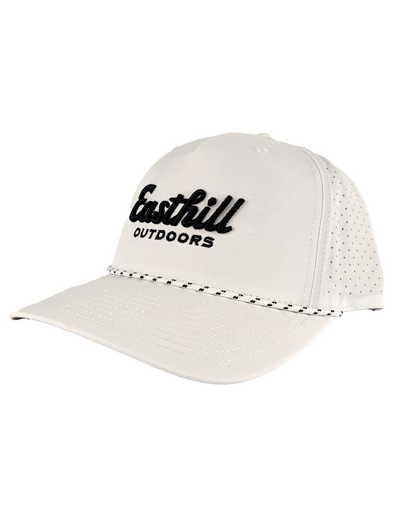 EASTHILL OUTDOORS EASTHILL SCRIPT GOLF HAT WHITE