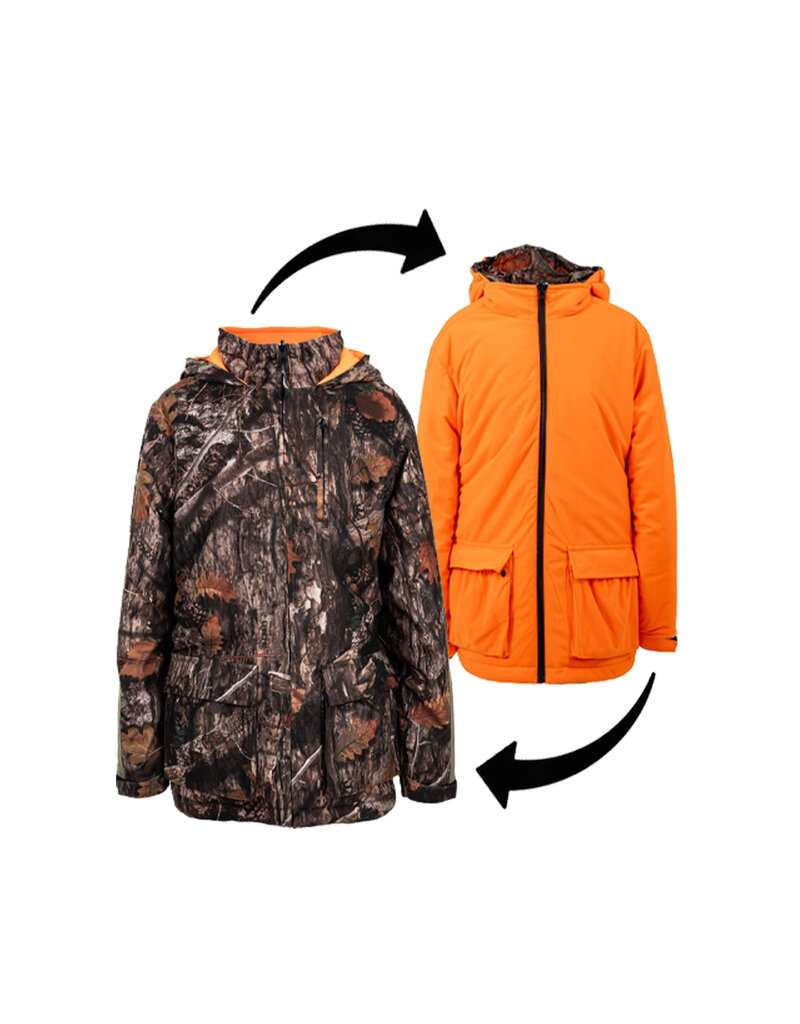 YUKON GEAR YUKON GEAR YOUTH REVERSIBLE PARKA CAMO/ ORANGE