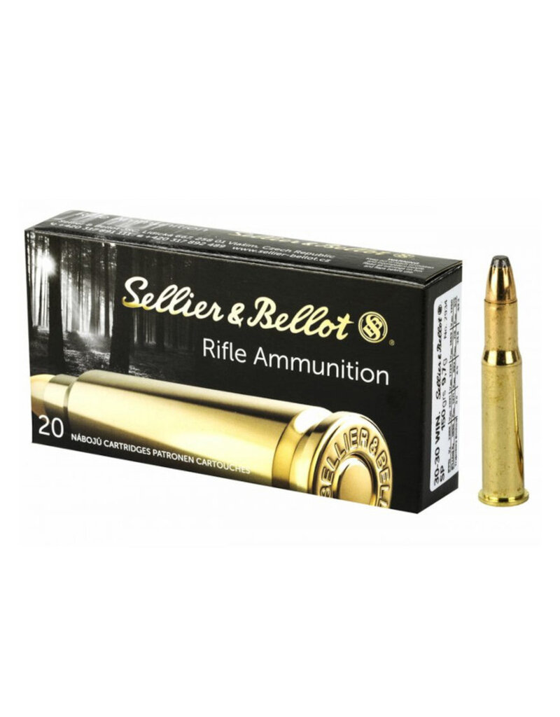 SELLIER & BELLOT SELLIER & BELLOT 30-30 WIN 150 GRAIN SP