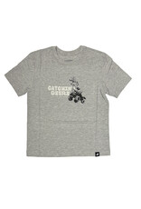 CATCHIN' DEERS CATCHIN' DEERS QUAD YOUTH TEE ON HEATHER GREY
