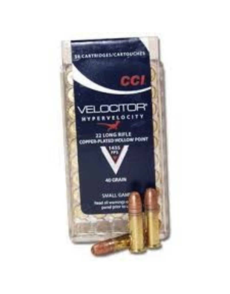 CCI CCI VELOCITOR 22LR 40GR GDHP SMALL GAME 50 RDS