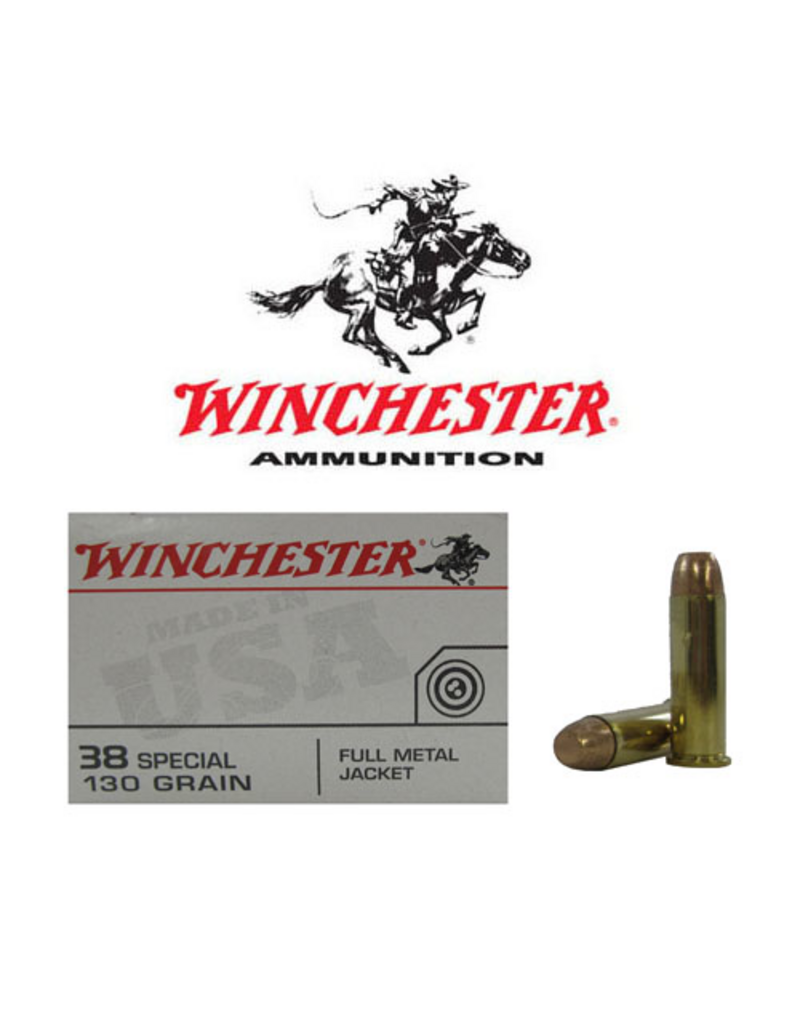 WINCHESTER WINCHESTER 38 SPECIAL 130GR FMJ 50 RDS