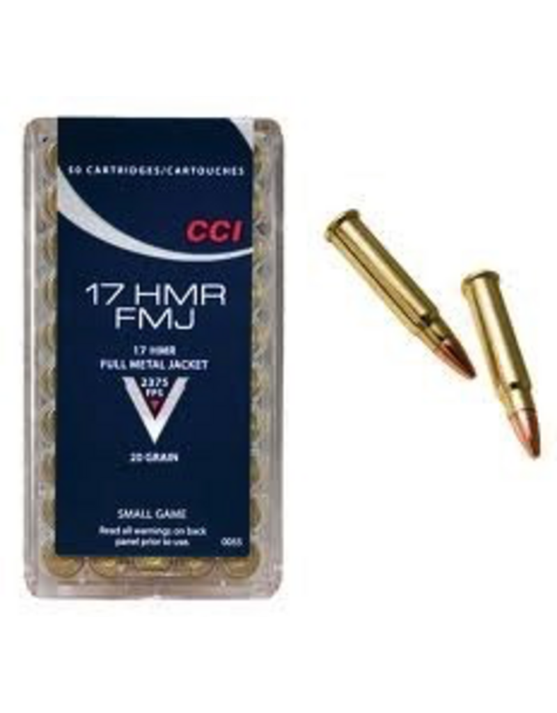 CCI CCI 17 HMR 20GR FMJ
