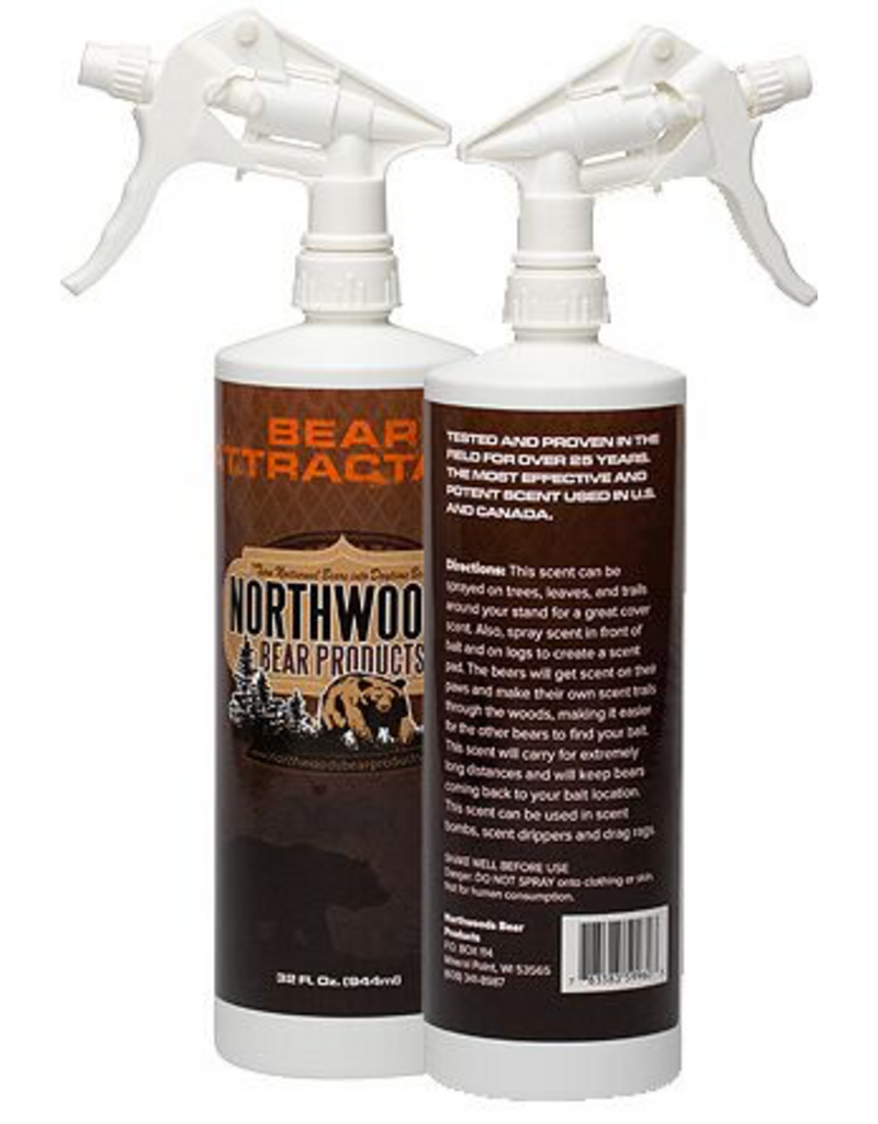 NORTHWOODS BEAR PRODUCTS NORTHWOODS BEAR PRODUCTS BEAR ATTRACTANT SPRAY 32 OZ