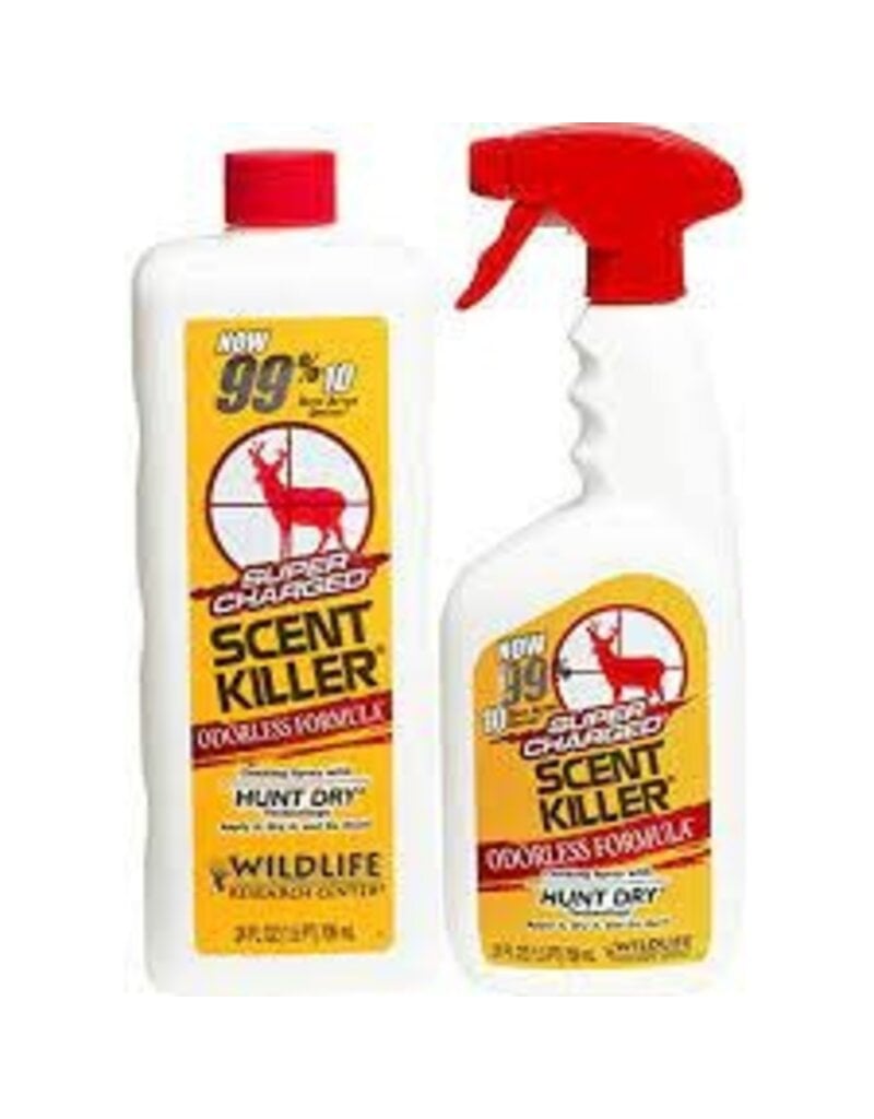 WILDLIFE RESEARCH SCENT KILLER SUPER CHARGED CLOTHING SPRAY