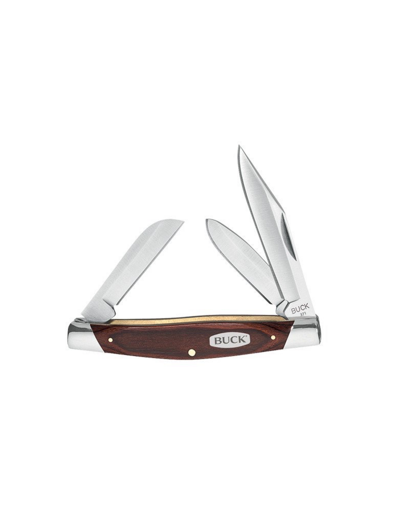 BUCK BUCK KNIVES STOCKMAN WOOD HANDLE