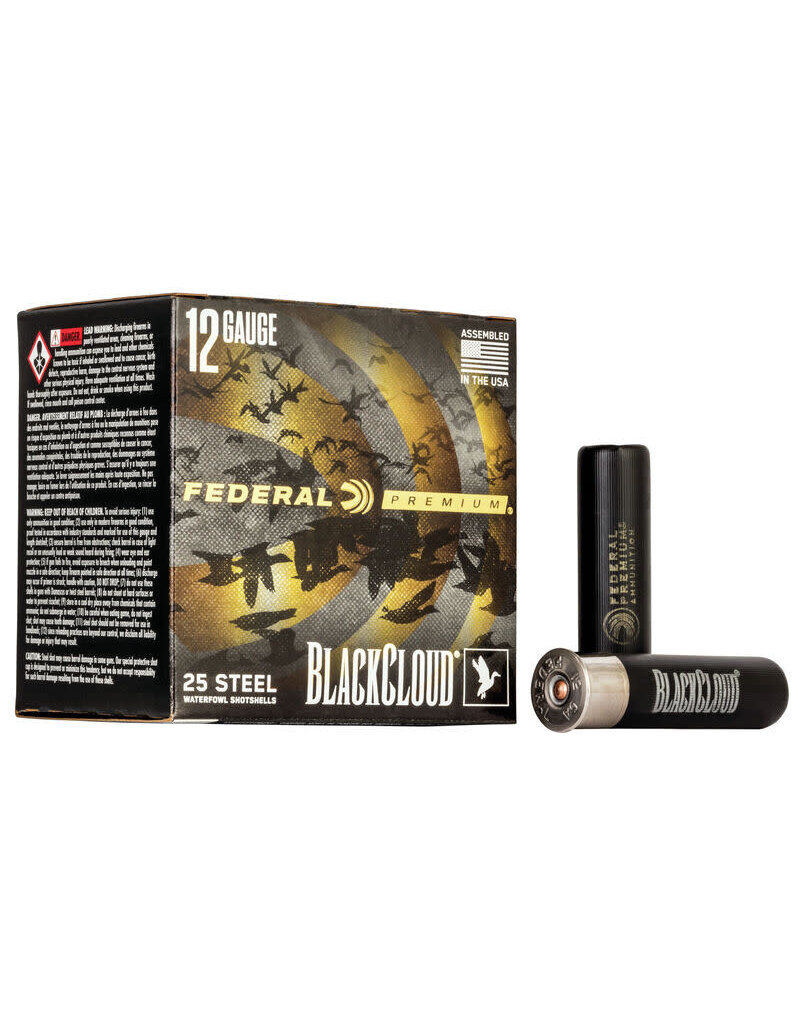FEDERAL PREMIUM FEDERAL PREMIUM BLACK CLOUD 25 STEEL WATERFOWL SHOTSHELLS