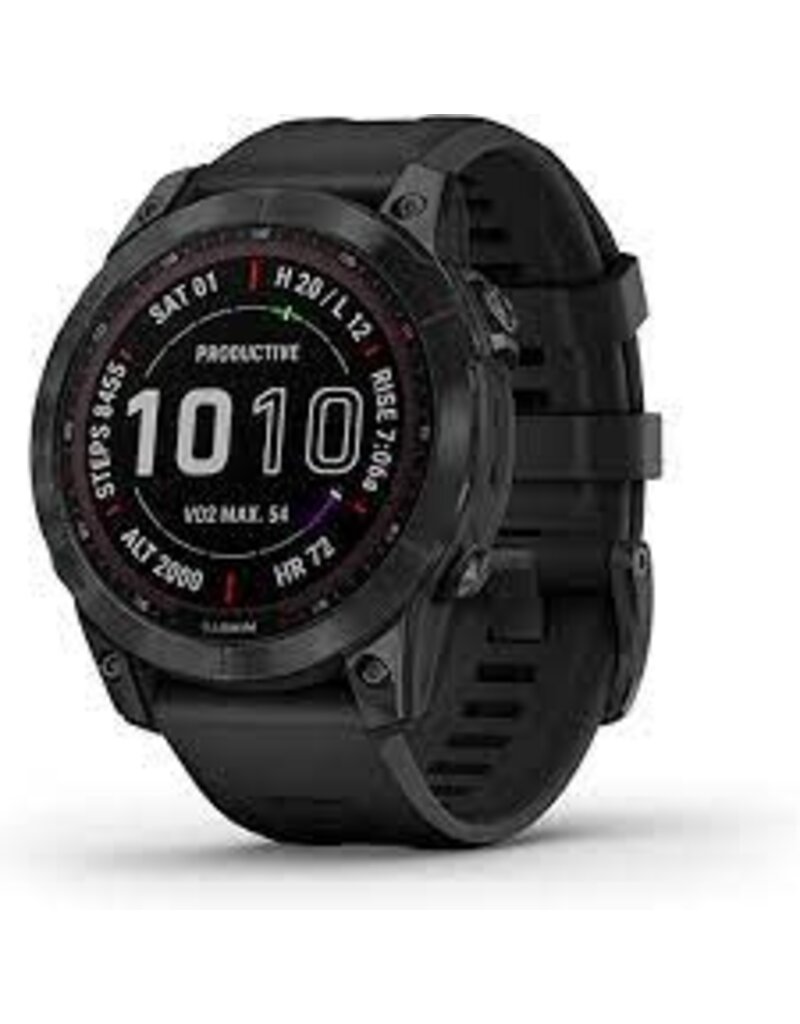 GARMIN GARMIN FENIX 7X SAPPHIRE SOLAR CARBON GRAY