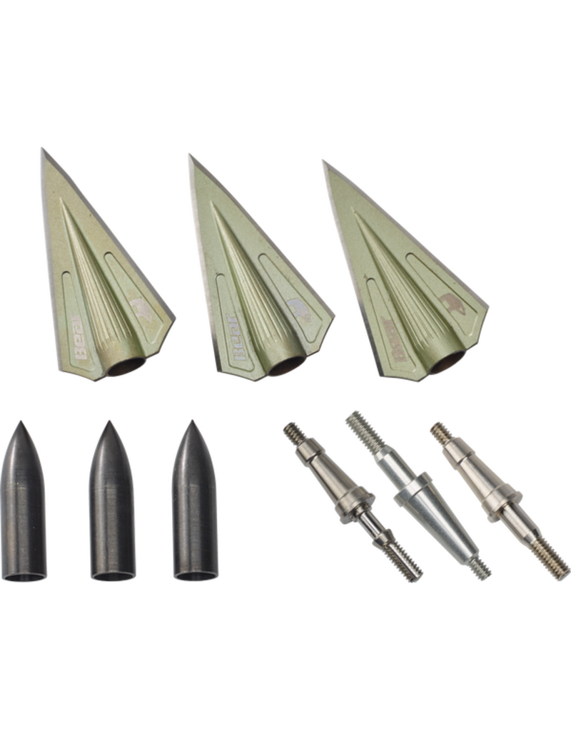 BEAR ARCHERY BEAR ARCHERY RAZORHEAD DOUBLE BEVEL 150 GR/ 175 GR/ 200 GR /250 GR