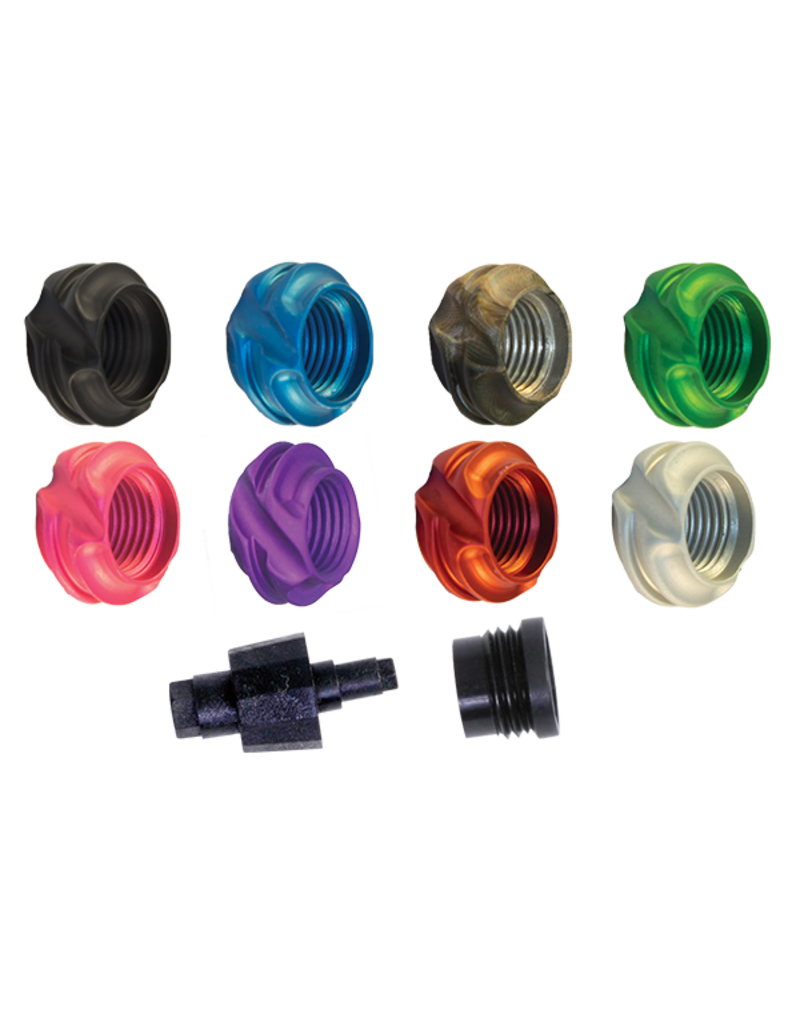 SPECIALTY ARCHERY SPECIALTY ARCHERY 1/4” LARGE NON-HOODED PEEP HOUSING 37 DEGREE BLACK