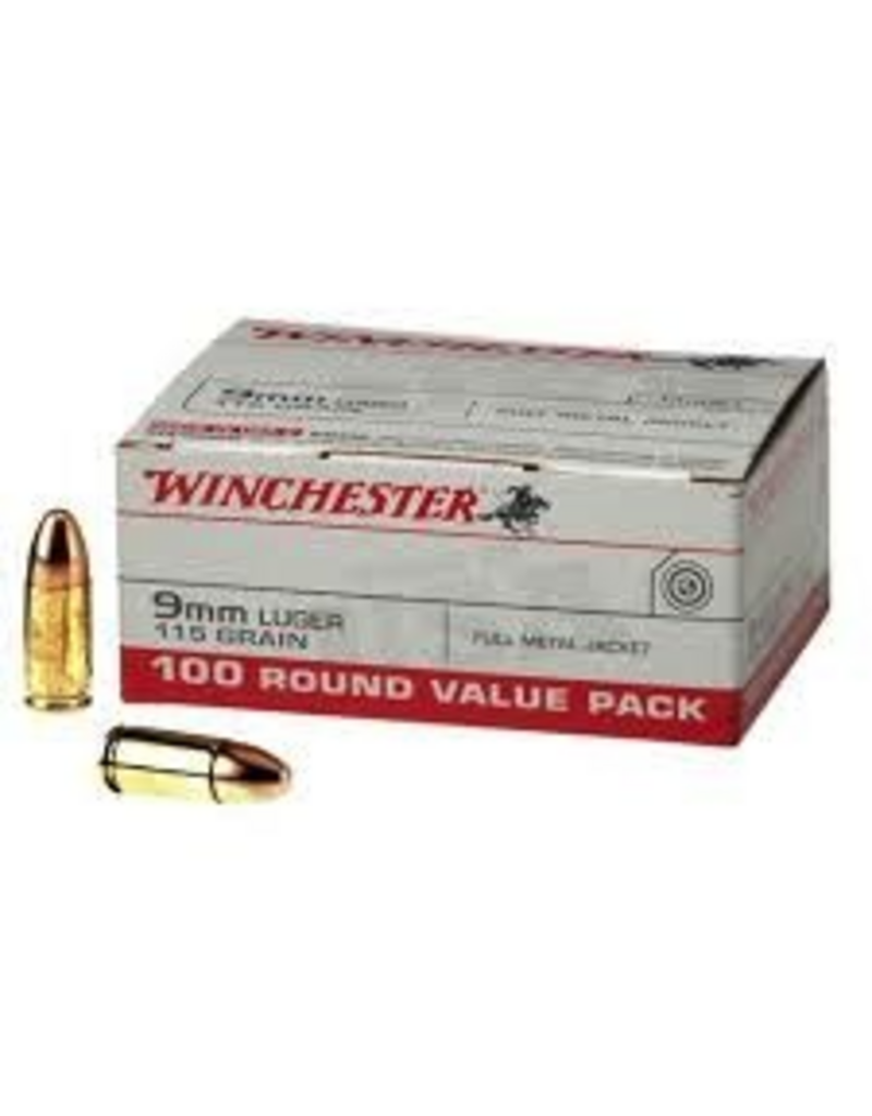 WINCHESTER WINCHESTER 9MM LUGER 115 GR 100 RDS
