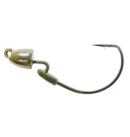 ZMAN FINESSE BULLETZ WEEDLESS JIGHEADS 1/6 OZ GREEN PUMPKIN