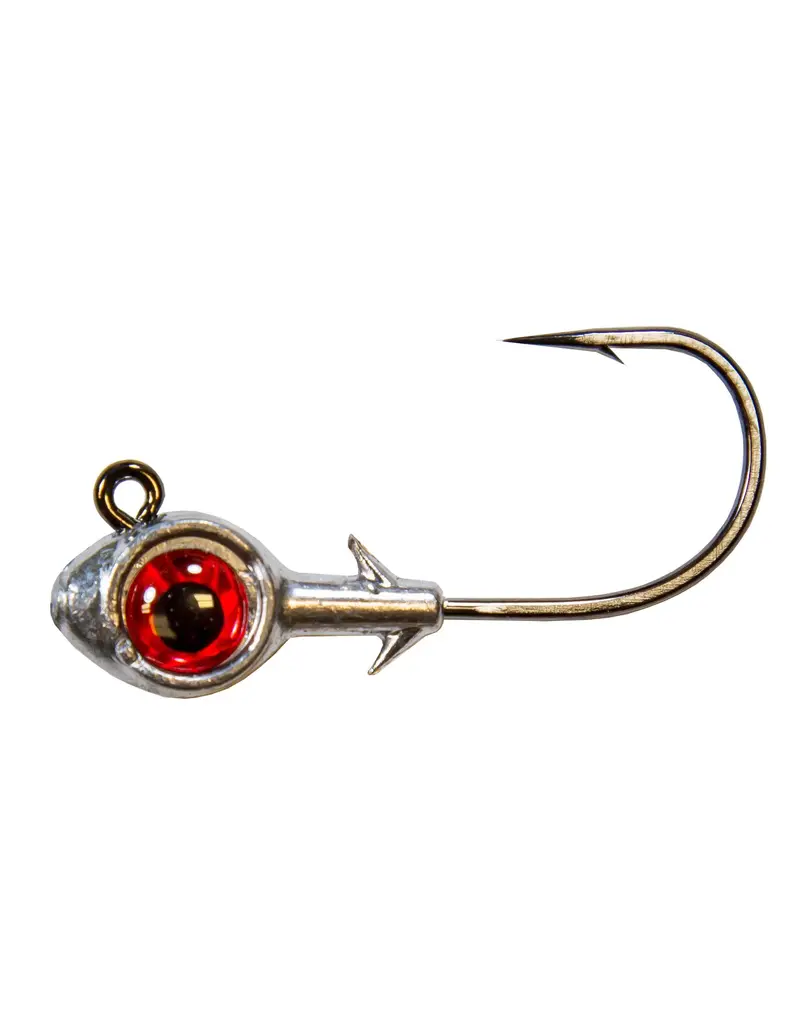 Z MAN Z MAN TROUT EYE JIG HEADS RED 1/4 OZ 3PK