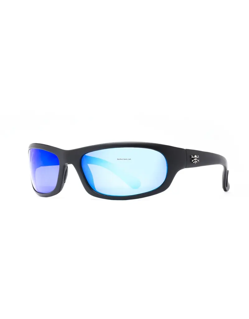 CALCUTTA CALCUTTA STEELHEAD SUNGLASSES MATTE BLACK/ BLUE