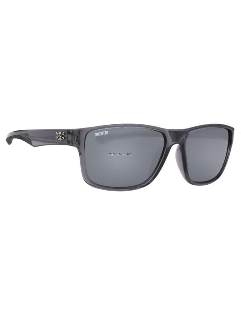 CALCUTTA CALCUTTA JETTY POLARIZED SUNGLASSES CRYSTAL SMOKE FRAME