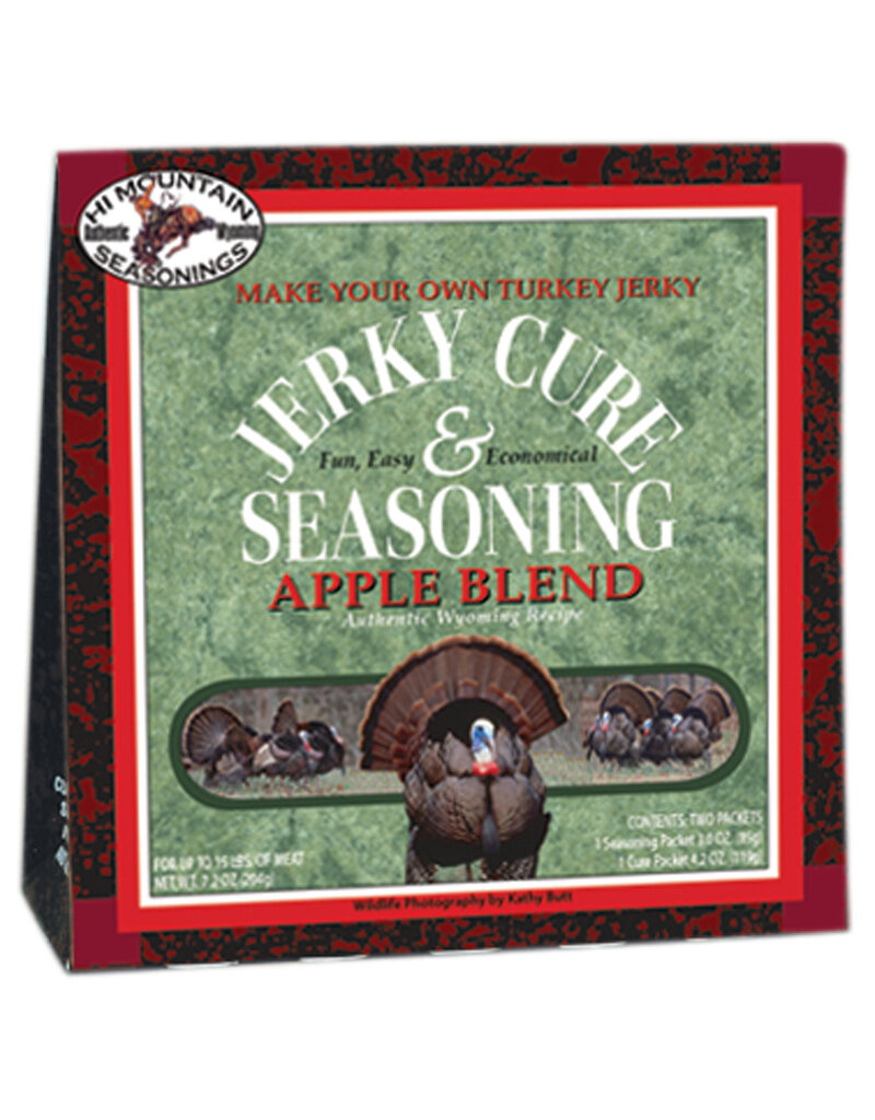 HI MOUNTAIN SEASONINGS HI MOUNTAIN WILD TURKEY JERKY CURE & SEASONING APPLE BLEND