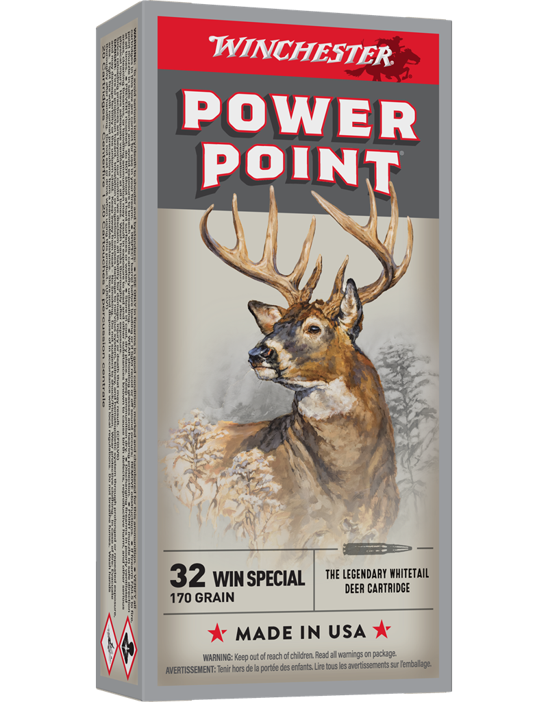 WINCHESTER WINCHESTER POWER POINT 32 WIN SPECIAL 170 GR 20 RDS