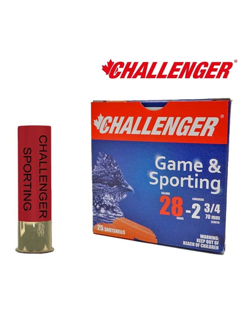 CHALLENGER CHALLENGER GAME & SPORTING 28 GA #9 SKEET LOAD 2 3/4" 21 GR 25 RDS