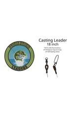 HUSKIE MUSKIE LEADERS HUSKIE MUSKIE FLUOROCARBON CASTING LEADER 150LB