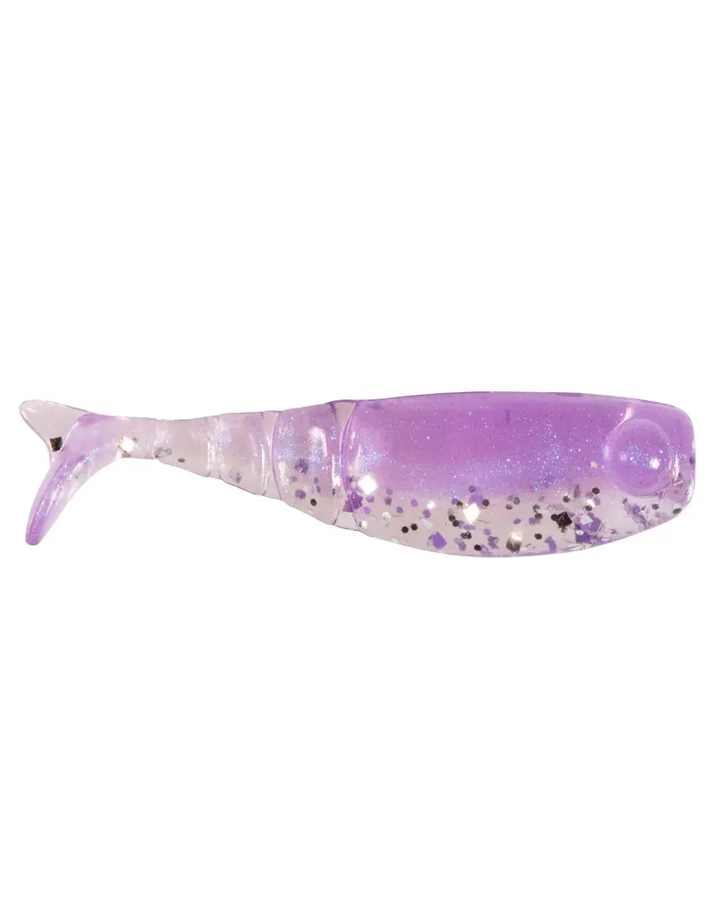 Z MAN MICRO FINESSE SHAD FRYZ 8PK DARK N' STORMY