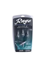 RAGE ARCHERY RAGE BROADHEADS HYPO 2 SERIES XBOW 2" 4PK