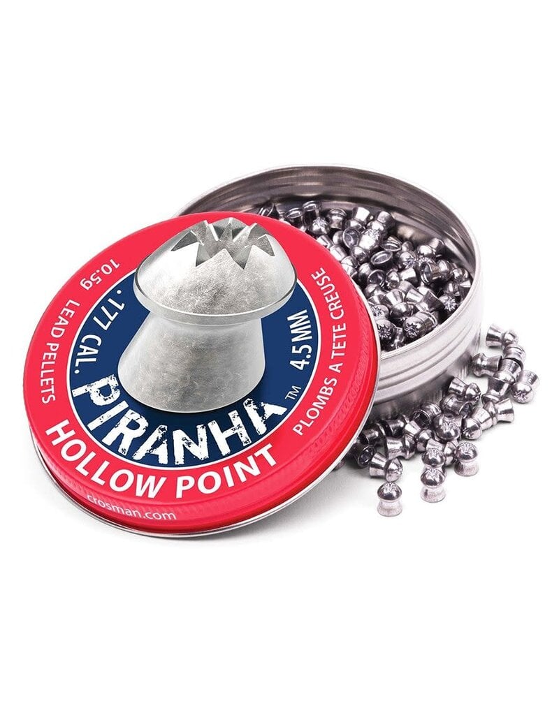 CROSMAN PREMIER PIRANHA HOLLOWPOINT .177 CAL PELLETS 400 CT