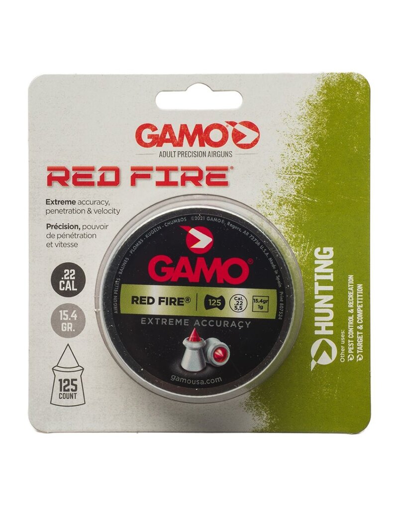 GAMO GAMO RED FIRE .22 CAL 125 CT