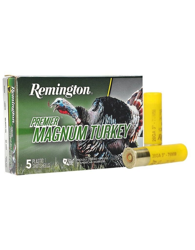 REMINGTON REMINGTON MAGNUM TURKEY 20 GA 3" 1 1/4 OZ #6 SHOT 5 RDS