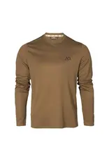 FIRST LITE FIRST LITE MEN'S YUMA SYNTHETIC LONG SLEEVE CREW DRY EARTH