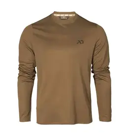 FIRST LITE FIRST LITE MEN'S YUMA SYNTHETIC LONG SLEEVE CREW DRY EARTH