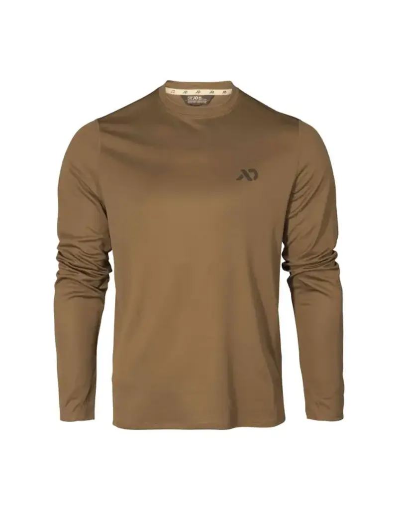 FIRST LITE FIRST LITE MEN'S YUMA SYNTHETIC LONG SLEEVE CREW DRY EARTH