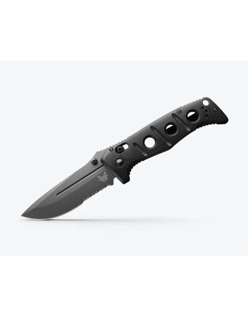 BENCHMADE BENCHMADE ADAMAS BLACK G10 DROP POINT