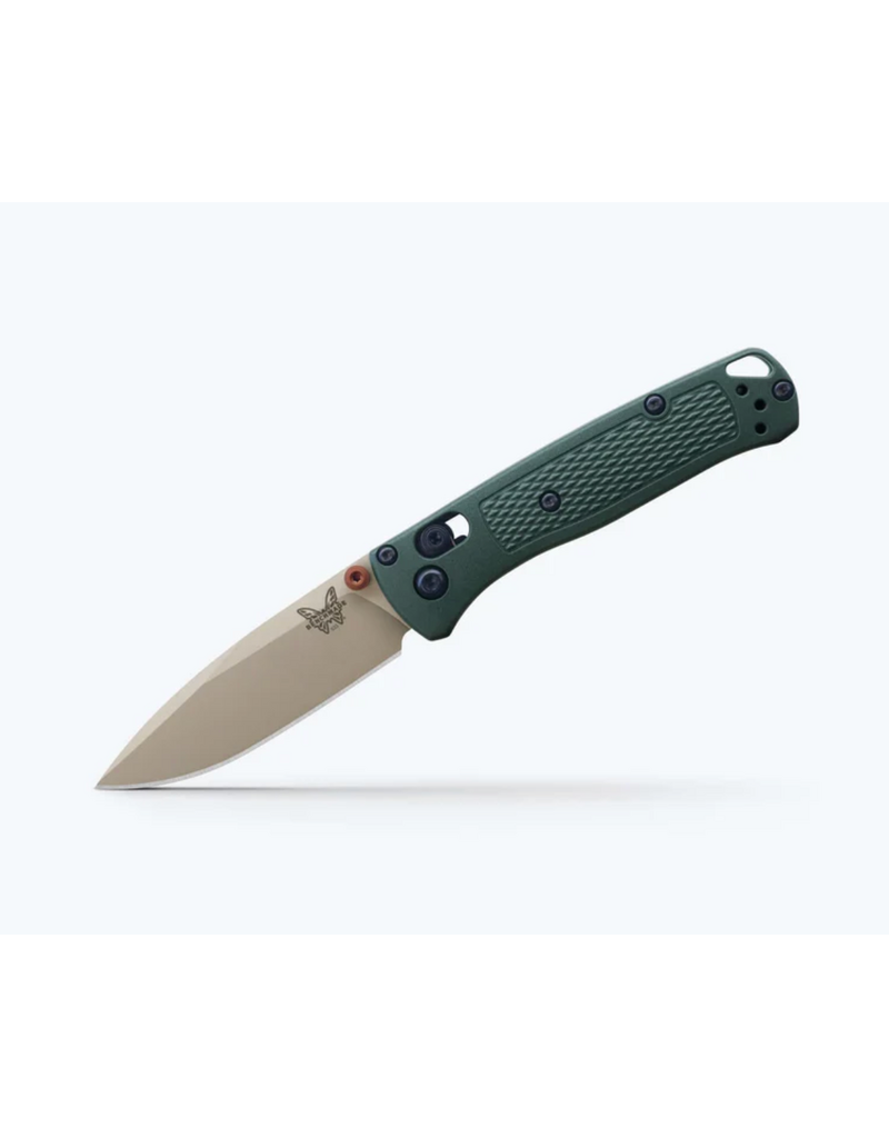 BENCHMADE BENCHMADE MINI BUGOUT TAIGA GREEN GRIVORY