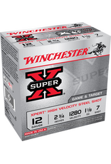 WINCHESTER WINCHESTER 12GA 2 3/4” SUPER X TARGET 7 SHOT 25 SHELLS