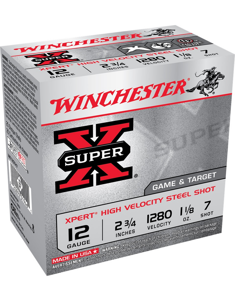 WINCHESTER WINCHESTER 12GA 2 3/4” SUPER X TARGET 7 SHOT 25 SHELLS