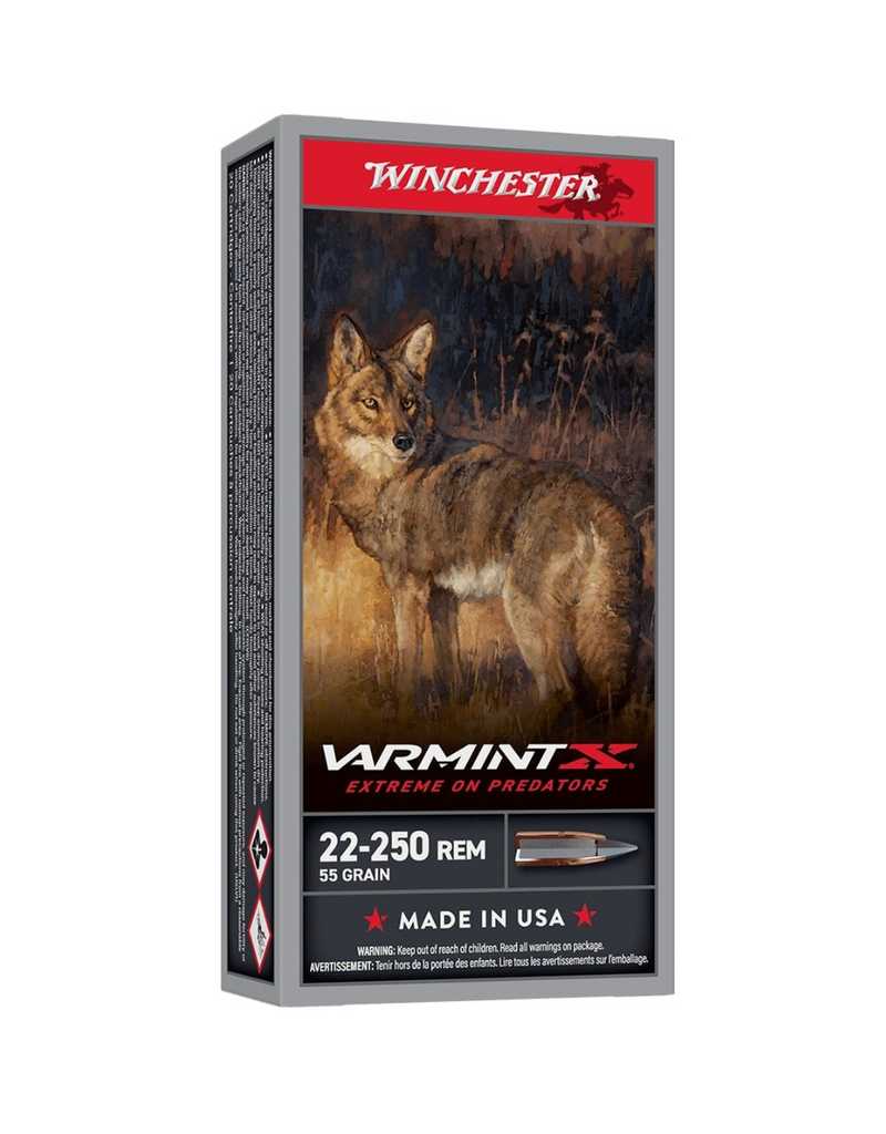 WINCHESTER WINCHESTER VARMINT X 22-250 REM 55 GR 20 RDS