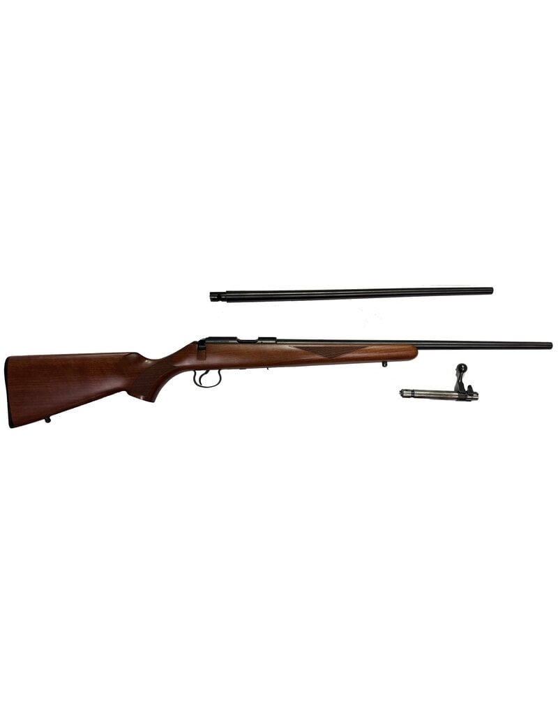 USED CZ 455 17HMR AND 22LR COMBO SET
