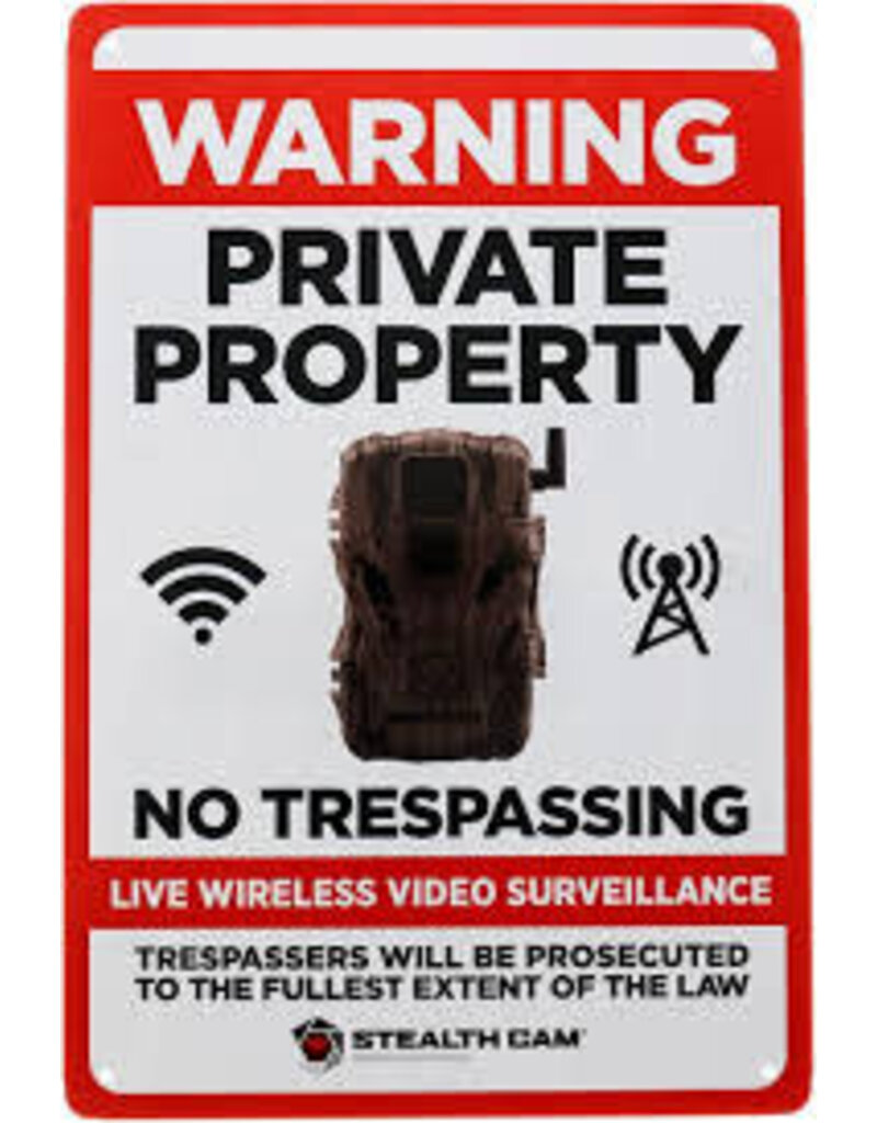 STEALTH CAM STEALTH CAM LIVE WIRELESS VIDEO SURVEILLANCE SIGN