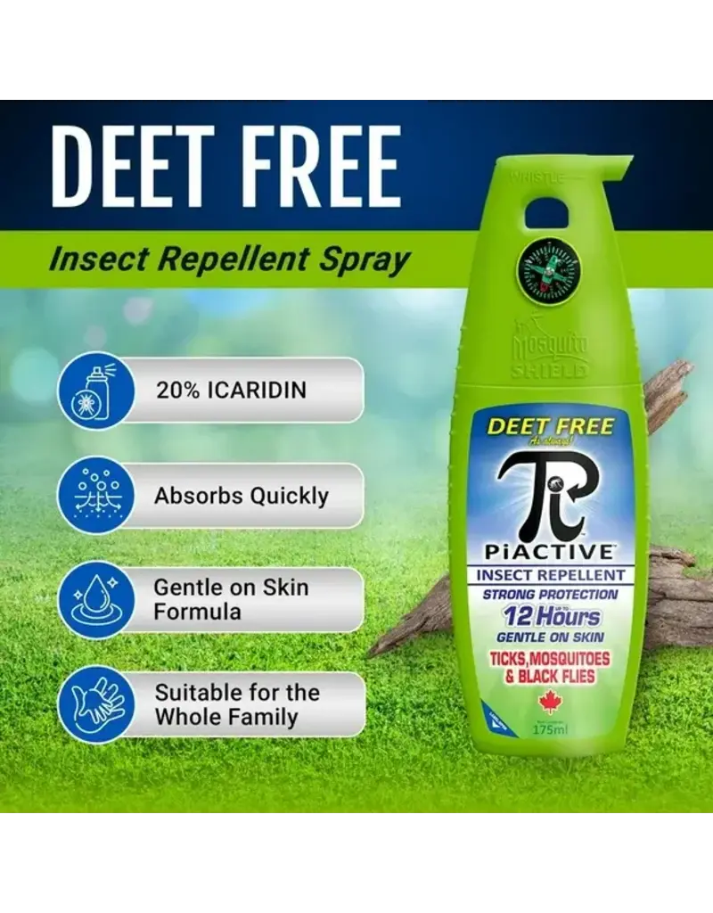 PIACTIVE PIACTIVE DEET FREE INSECT REPELLENT 175G