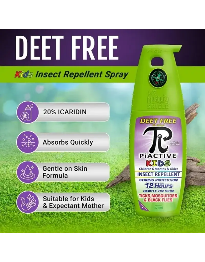 PIACTIVE PIACTIVE KIDS DEET FREE INSECT REPELLENT 175G