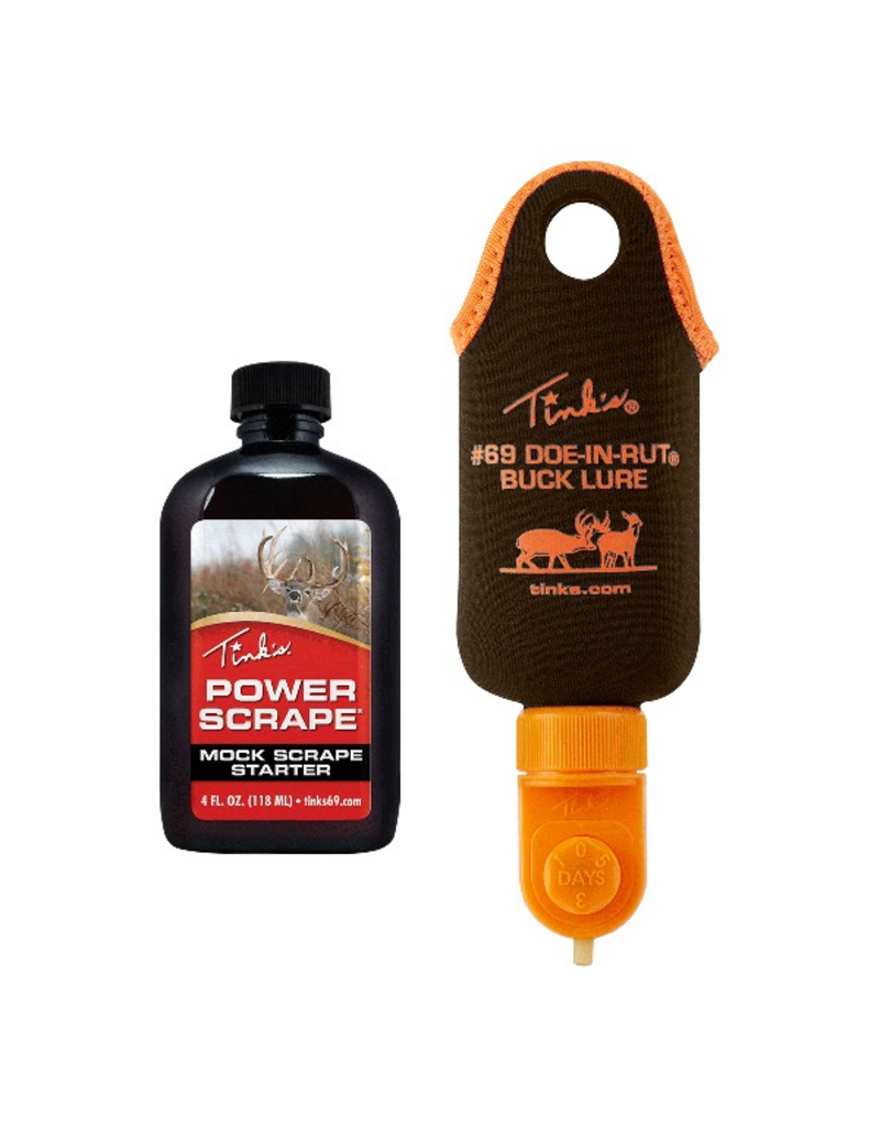 TINK'S TINK’S #69 DOE-IN-RUT BUCK LURE DIAL-A-DRIPPER POWER SCRAPE COMBO