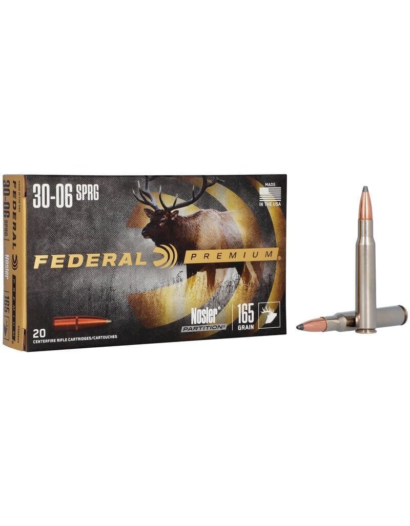 FEDERAL FEDERAL PREMIUM 30-06 SPRG 165 GR 20 RDS