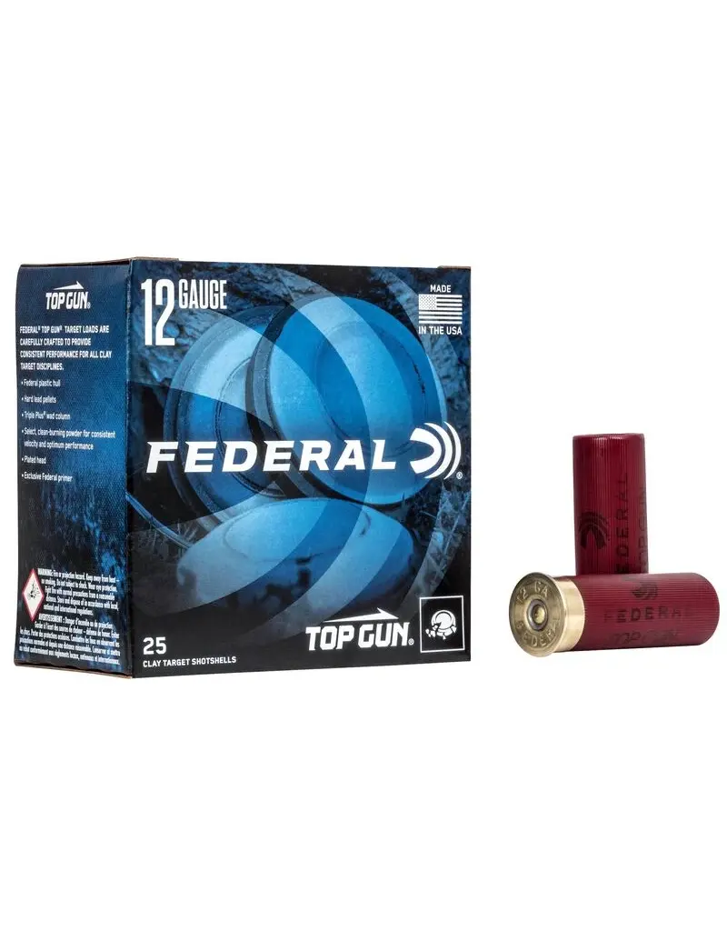 FEDERAL FEDERAL TOP GUN TARGET LOAD 12GA 2-3/4" 1 1/8OZ # 8 - 250 RDS
