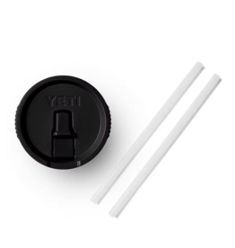YETI YETI RAMBLER TRAVEL MUG STRAW LID BLACK 30 OZ / 40 OZ