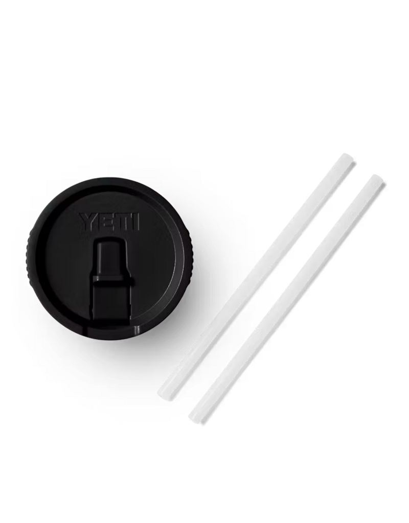 YETI YETI RAMBLER TRAVEL MUG STRAW LID BLACK 30 OZ / 40 OZ