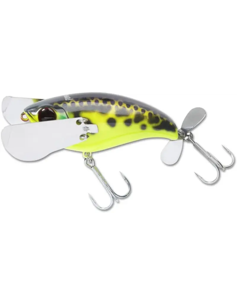 Jackall JACKALL POMPADOUR TOPWATER 3/4 OZ 3" YELLOW FROG
