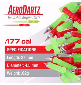 UMAREX UMAREX AERODARTZ .177 CAL RED & GREEN 70 PK