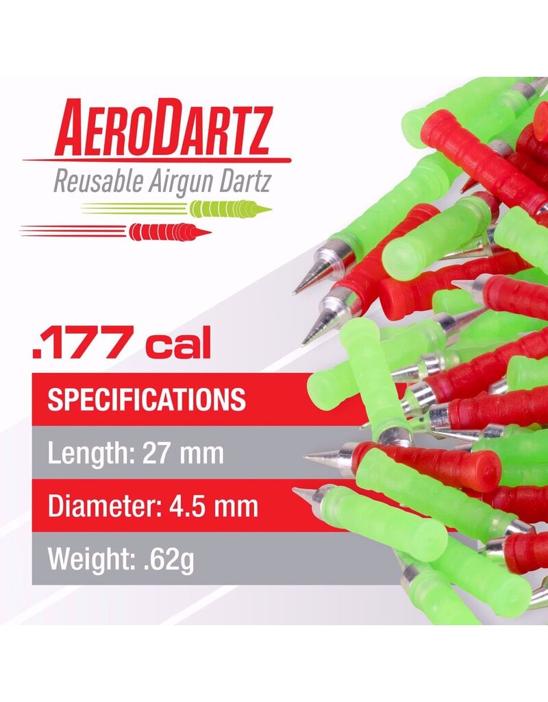 UMAREX UMAREX AERODARTZ .177 CAL RED & GREEN 70 PK